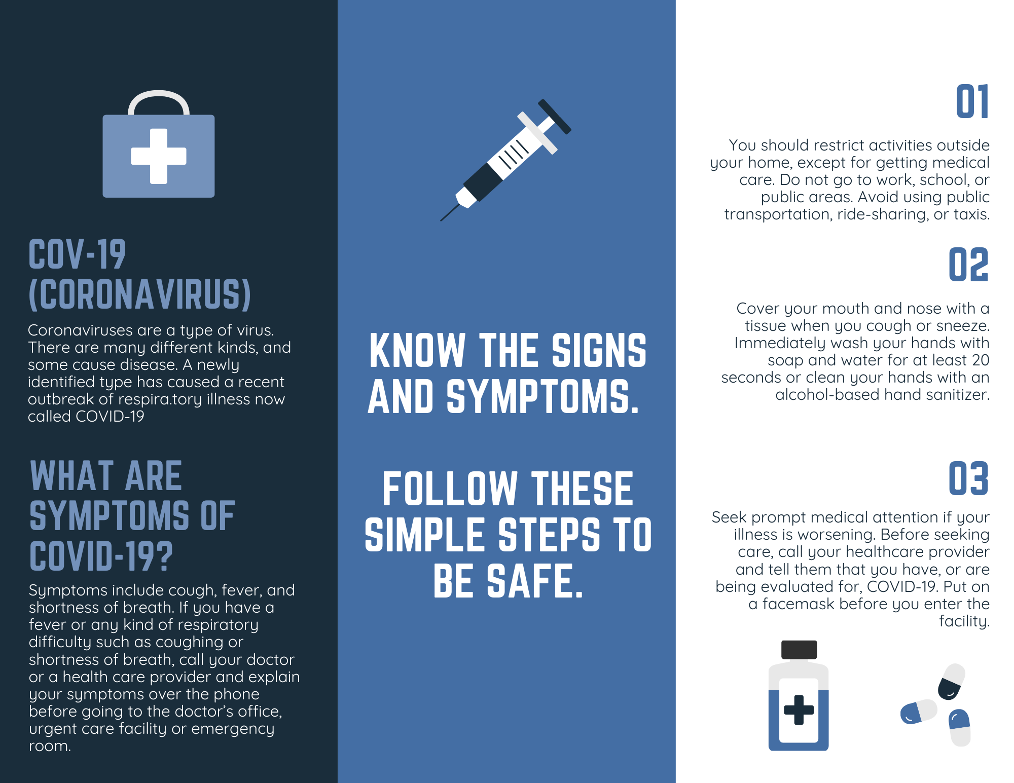 Coronavirus Safety Tips For Our Community